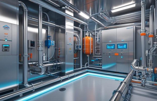 نصب سیستم اسپرینکلر در موتورخانه استخر | استاندارد NFPA + راهنمای اجرا